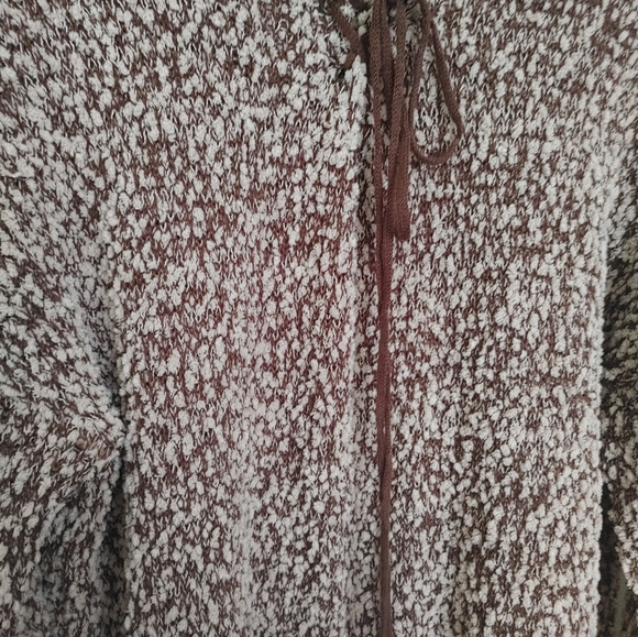 Simply Noelle Brown & Tan Soft Chunky Knit Popcorn Sweater Size L/XL - Picture 4 of 13